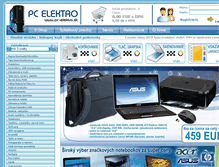 Tablet Screenshot of pc-elektro.sk